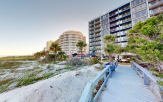 Willow Bay Oceanfront Sidewalk